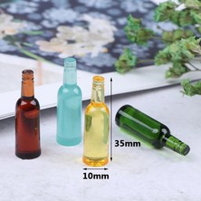 Pengfu Shop Sarı Stil 6 Adet Bira Şarap Içecek Şişesi Bebek Maması Mutfak Oturma Odası Aksesuarları 1:12 Evcilik Minyatür Oyuncaklar (Yurt Dışından)