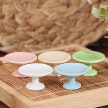 Pengfu Shop Bl Tarzı 1 Adet 1:12 Minyatür Gıda Dıy Craft Dollhouse Meramics Için Tatlı Pan Kek Standı Meyve Tepsisi Bebek Mutfak Oyuncaklar (Yurt Dışından)