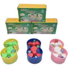 Pengfu Shop No.6 Tarzı Boncuklar Cam Mermerler Langırt Plakası Basın Fidget Dönen Dekompresyon Ribaund Topu Toddler Stres Giderici Sıkma Oyuncak (Yurt Dışından)