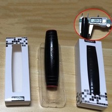 Pengfu Shop Siyah Stil Fidget Sopa Flip Stres Giderici Antistres Masası Oyuncak Antistres Masaüstü Rulo Oyuncak Kururin Ahşap Fidget Stick Mokuru Yetişkin Oyuncak (Yurt Dışından)