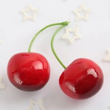Pengfu Shop Şeftali 1 Tarzı Çocuklar Mutfak Yapay Meyve Oyunları Simülasyon Oyna Pretend Karpuz Kiraz Yemek Fotoğraf Sahne Noel Partisi (Yurt Dışından)