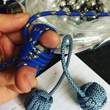 Pengfu Shop No.4 Tarzı Begleri Fidget Oyuncak Endişe Boncuk Saf Bakır Galvanik Parmak Beceri Paracord Stres Aşırı Parmak Hareketi Oyuncaklar Çelik Top (Yurt Dışından)