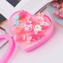 Pengfu Shop No.1 Tarzı Bebek Oyuncak Pembe Plasticresin Yüzükler Çocuk Günü Hediyesi Hayvan Çiçek Şekli Çocuk Yüzükleri Ayarlanabilir Mücevher Yüzük Prenses Kız Yüzükleri (Yurt Dışından)