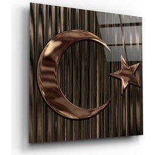 Miraax Bayrak Cam Tablo 60X60