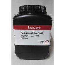 Zag Kimya Polietilen Glikol (Peg) 6000 (Farmasötik Kalite) - 1 kg