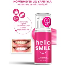 Hello Smile Çilek Aromalı Anında Diş Jeli