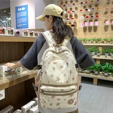 Love Home Küçük Taze Kız Okul Çantası Sevimli Ortaokul Öğrencisi Büyük Kapasiteli Sırt Çantası Kadın Yüksek Değerli Japon Baskı Sırt Çantası (Yurt Dışından)