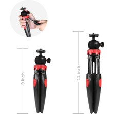 Coverzone Tripod Modern Tarasım 3 Ayak Mini Kamera ve Telefon Tripodu