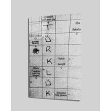 Miraax Türklük Cam Tablo