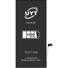 Uyt iPhone 8 Plus Batarya Süper Batarya 3400 Mah