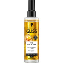 Schwarzkopf Gliss Oil Nutritive Besleme & Parlaklık Sıvı Saç Bakım Kremi 200 Ml