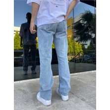 Kaizer Denim Buz Mavi Baggy Pantolon