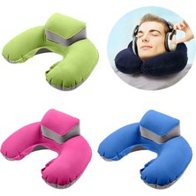 Cdwishbest No.3 Tarzı Şişme Seyahat Boyun Yastığı Yumuşak Hava U Şekilli Araba Baş Desteği Destek Yastığı Otomobil Iç Aksesuarları (Yurt Dışından)