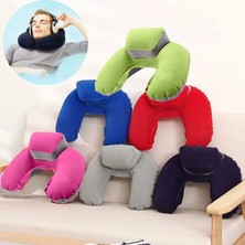 Cdwishbest No.3 Tarzı Şişme Seyahat Boyun Yastığı Yumuşak Hava U Şekilli Araba Baş Desteği Destek Yastığı Otomobil Iç Aksesuarları (Yurt Dışından)