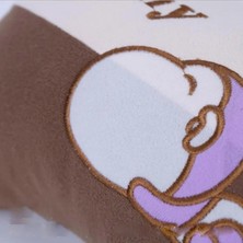 Cdwishbest Monky1 Tarzı 2 Adet Evrensel Karikatür Araba Boyun Yastıklar Peluş Nefes Dinlenme Kafalık Minderi Yastık Araba Iç Aksesuarları (Yurt Dışından)
