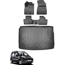 Kalite Oto Peugeot Bipper 2010 Model Bagaj Havuzu+Araca Özel Üretim 3D Havuzlu Paspas Takımı