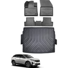 Kalite Oto Peugeot 3008 2021 Model Üst Kademe Bagaj Havuzu+Araca Özel Üretim 3D Havuzlu Paspas Takımı