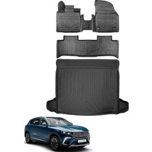 Kalite Oto Togg T10X 2024 Model Bagaj Havuzu+Araca Özel Üretim 3D Havuzlu Paspas