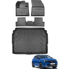 Kalite Oto Opel Grandland 2019 Model Alt Kademe Bagaj Havuzu+Araca Özel Üretim 3D Havuzlu Paspas