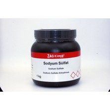 Zag Kimya Sodyum Sülfat Anhidrat %99 (Yüksek Saflıkta) - 1 kg