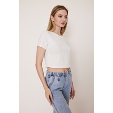 Charamela Kadın Crop T-Shirt