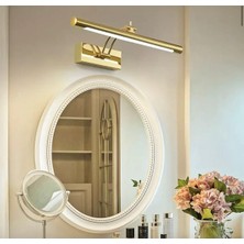 Buiva Modern Duvar LED Aplik Banyo Tablo Aydınlatma Kuğu Pelikan Aplik Gold Sarı Gün Işığı Samsung Ledli