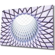 Miraax Geometrik Mimari Cam Tablo