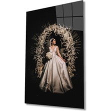 Miraax Kadınlar Gelin Cam Tablo