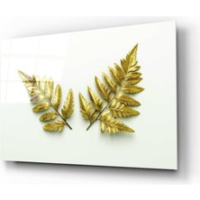 Miraax Gold Tüyler Cam Tablo