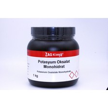 Zag Kimya Potasyum Oksalat Monohidrat (Teknik Kalite) - 1 kg