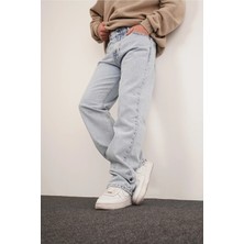 Kaizer Denim Buz Mavi Baggy Pantolon