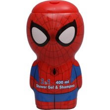 Air-Val Lisanslı Spider-Man Oyuncak Çocuk Şampuanı ve Duş Jeli Büyük Boy 400ML