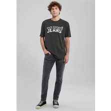 Mavi M0612008-70090 Koyu Gri Erkek Loose Mavi Jeans T-Shirt