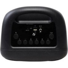 Tekno Mağazam LED Işıklı Mikrofonlu Toplantı Parti Bluetooth Hoparlör '8' Inc Bt/usb/tf/fm