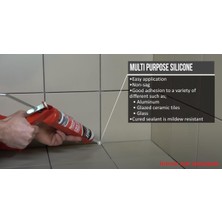 Selsil Genel Amaçlı Silikon Altın Meşe 322 Gr. - 5 Adet