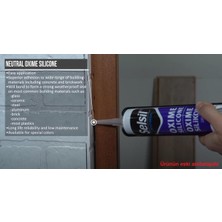 Selsil Dış Cephe Nötr Silikon Antrasit Gri 300 Ml. - 5 Adet