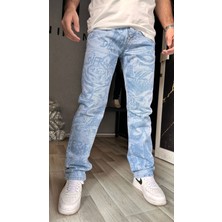 Kaizer Denim Mixxed Patern Baggy Jeans