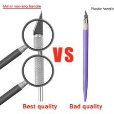 Mingjin Shop 1 5 Adet Tarzı ile Yeşil Kuaıqu Kaymaz Metal Neşter Seti Aracı Oyma Dıy Zanaat Bıçak Cep Telefonu Not Defteri Filmi Modeli Araçları Kağıt Kesici (Yurt Dışından)