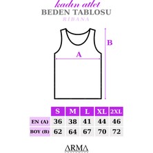 Arma Yıldız Kadın Ribana Siyah Geniş Askı  Dantelli Atlet