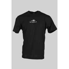 Paul & Shark  Erkek Marka Logolu Pamuklu Normal Kalıp Günlük Siyah T-Shirt 24411061-011