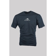 Paul & Shark  Erkek Marka Logolu Pamuklu Normal Kalıp Günlük Lacivert T-Shirt 24411061-013