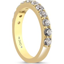 JWD Diamond 3.70 gr 14 K Jwd Altın Yarım Tur Yüzük