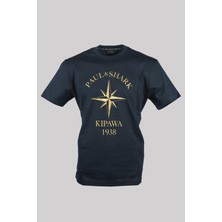 Paul & Shark Erkek Marka Logolu Pamuklu Normal Kalıp Günlük Lacivert T-Shirt 24411133-013