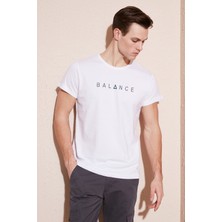 Buratti Pamuklu Slim Fit Bisiklet Yaka T Shirt Erkek T Shirt 541BALANCE