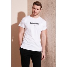 Buratti Pamuklu Slim Fit Bisiklet Yaka T Shirt Erkek T Shirt 541PERSPECTIVE