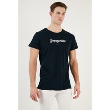 Buratti Pamuklu Slim Fit Bisiklet Yaka T Shirt Erkek T Shirt 541PERSPECTIVE