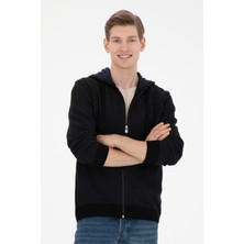 U.S. Polo Assn. Erkek Lacivert Triko Hırka 50271075-VR033