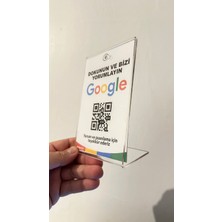 Aktap Nfc Google Yorum Standı.nfc ve  Qr Aynı Karta