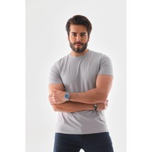 Adrıan Gri  T-Shirt