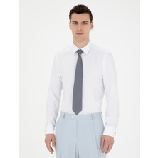 Pierre Cardin Erkek Beyaz Slim Fit Uzun Kollu Klasik Gömlek 50258976-VR013